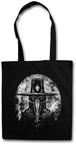 Urban Backwoods Plague Doctor I Hipster Bag Beutel Stofftasche Einkaufstasche