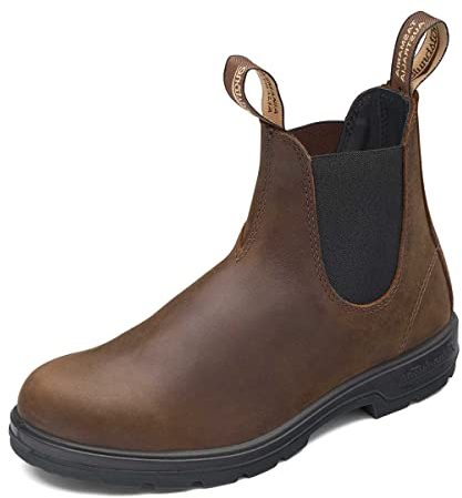 Blundstone Classic 550 Series, Stivali Unisex - Adulto, Marrone antico, 43.5 EU