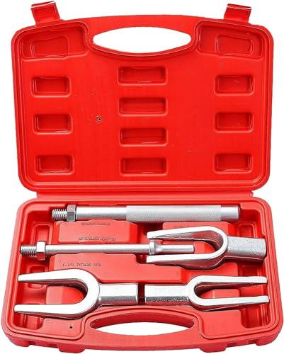 DASBET 5 pièces Kit de Fourche d'extraction de Joint à rotule, Séparateur de Joint à rotule, Extracteur de tête de Tige de Liaison