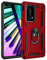 BestST Custodia per Huawei P40 PRO Cover, 360° Girevole Regolabile Ring Armor Bumper TPU Case Magnetica Supporto Smartphone Silicone Custodie Heavy Duty Antiurto per Huawei P40 PRO Case, Rosso