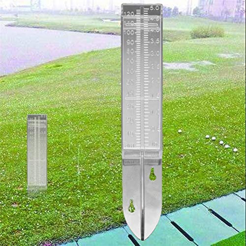 Wopohy Pluviómetro 120ml pluviómetro plástico Transparente para balcón, jardín, terraza