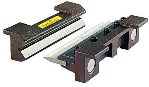 Abkantbacken 150 mm Biegebacken mit Magnet Winkel-Bieger manuell Blechbiegearbeiten Schraubstock Schonbacken