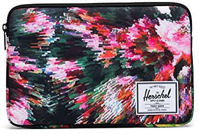 Herschel Anchor Pixel Floral Laptop Sleeve, Blumenmuster, Tek Beden, Zeitgenössisch