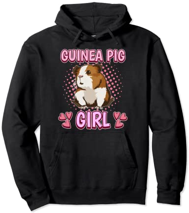 Mädchen Guinea Pig Girl Meerschweinchen Pullover Hoodie