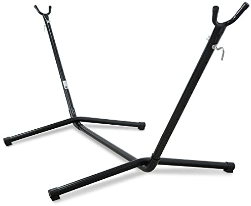 your GEAR Hängemattengestell bis 350 kg - wetterfest, robust und sicher - Ideal für Hängematten 260-350 cm, pulverbeschichtetes Metall, einfach aufzubauen