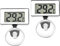 Aquarium Thermometer 2 Pcs Aquarium Temperatur Messwerkzeug Wasserdichte Aquarien Thermometer Digitale Aquarium Thermometer mit Saugnapf Wasser Temperature Messgerät für Fisch Tank Terrarium Aquarium