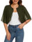 HANERDUN Bolero Cardigan Mujer Verano Gasa Manga Corta Chal de Fiesta Toreras Mujer con botón Chaqueta Mujer Talla Grande Primavera Otoño