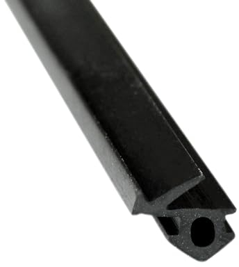 SN-TEC Fensterdichtung/Renovierungsdichtung/Fenstergummi SD 2155 für 3,5 bis 6,0mm Nut z.B. für Veka Fenster, Farbe: schwarz (10 Meter)