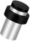 Door Stop, 50mm Floor Door Stoppers Wall Floor Mounted, Stainless Steel, Heavy Duty Doorstop with Sound Dampening Rubber Bumper Wall Protector, Brushed Nickel