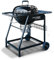 SnS Grills MasterKettle Charcoal Grill and Smoker with Patented Slow 'N Sear Deluxe Insert, EasySpin Grate for Two-Zone Cooking and Integrated Table, Low 'N Slow Smoking and BBQing - Black