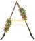 Arche de Mariage en Bois for la cérémonie, Arche de Mariage Rustique, Arche de Mariage en Bois Triangulaire, Arbre de Mariage, Support de Toile de Fond，(Mariages, fêtes, événements)