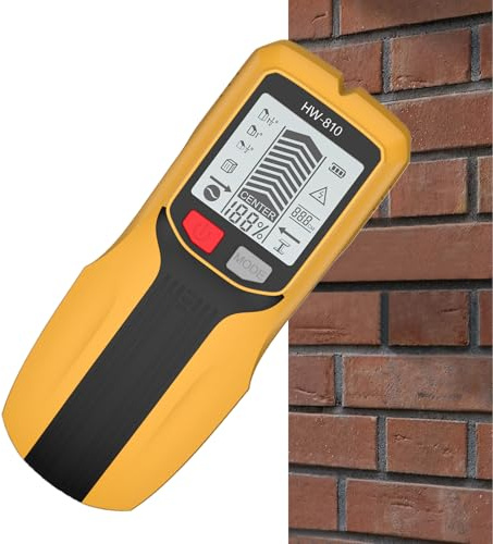 Stud and In-Wall Pipe Detector, Handheld Multi-function Magnetic Stud Finder with LCD Display | For Home Improvement Gypsum Board Metal Detector Construction