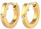 DIAMORE Ohrringe Damen Creolen Basic mit Diamant (0.04 ct.) in 925 Sterling Silber
