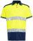 shelikes Mens Hi Vis VIZ Visibility Polo Contrast 2 Two Tone Workwear Tshirt Tee Top [Yellow CPK 2XL]