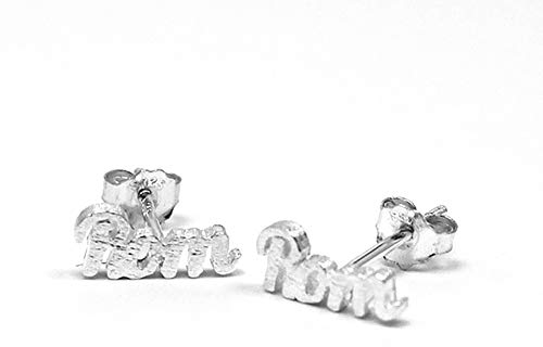 PETITE MARIE Rom Ohrringe Ohrstecker Silber 925 Damen - Motiv: Rom silber matt - Ohrringe Silber 925 Rom Souvenir, Rom Geschenke