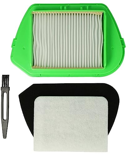 vhbw Set filtro + pincel (4 uds.) compatible con Rowenta RO5342EA, RO5342GA, RO5342IA, RO5342IA/4Q0, RO5349, RO5349EA, RO5349EA/4Q0, RO5353, RO535301, RO535301/4Q0 aspiradora