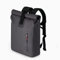 A-LAB • Model A • Small • Wasserdichter Fahrradrucksack • Messenger Backpack • Kurierrucksack aus robuster LKW Plane (17l) mit extra Hülle für 15“ Laptop • Tagesrucksack in schwarz