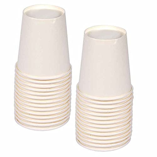 Lot de 100 Gobelets en Carton Vitamine 20cl Blanc