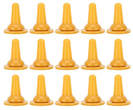 15Pcs Aufzuchtflasche Nippel Haustier Flaschen Ersatz Nippel Kleine Hunde Welpen Katze Milch Fläschchen Nippel für Welpen, Katzen, Kaninchen