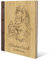 Familien Stammbuch Bambus Gravur individuell Holzcover mit Echtleder Rücken und Extras A5 Stammbuchformat 175x220mm - Mittelalter Burg