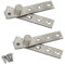 Lot de 2 charnières de porte pivotantes en acier inoxydable 95 mm