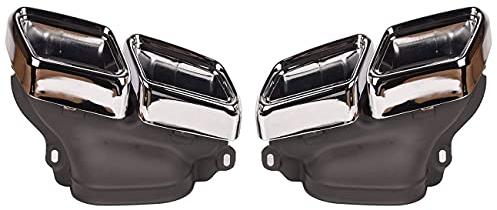 Bapmic 2* Auspuffendrohr Endrohre Auspuffblenden Blende Ersatz für MERCEDES S-class 2014 2015 2016 AMG W222