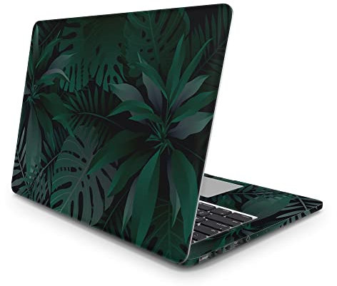 Sticker Master Monochrome Green Laptop Vinyl Sticker Skin Cover 13 14 15 Inch Notebook Decal for MacBook Asus Acer Hp Lenovo Huawei Dell Ms Toshiba 14 inch (35x26 cm)