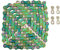 TAYA TOLV-121 Kette mit 12 Gängen, 126 Glieder mit Verbindungsglied, Grün/Silber, TA2693
