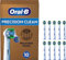 Oral-B Pro Precision Clean Original Electric Toothbrush Head, X-Shape and Angled Bristles for Deeper Plaque Removal, Pack of 10 Toothbrush Heads, Suitable for Mailbox, White