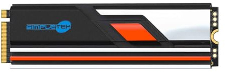 SIMPLETEK – Disque SSD SSD M.2 2280 NVME PCIe 4.0 de Gaming avec dissipateur | 1To
