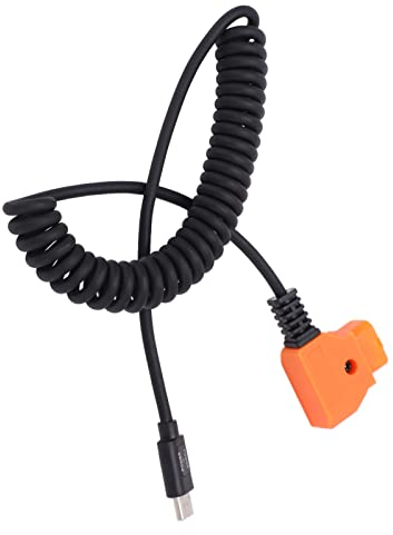 D Tap to USB Dtap to USB C Plástico + Aleación Cable de Alimentación USB C Flexible to D Tap Teléfono Móvil Tableta para Accesorios de Cámara Digital