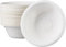 Love Nature Bol Jetable - Vaisselle Canne à Sucre 100 pièces - Écologique Bols Jetables 500ml - Biodégradable Résistant et Solide