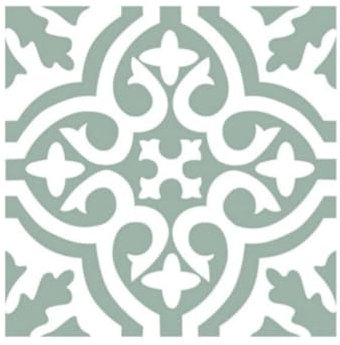 Neukids Sage Green Tile Stickers - Peel & Stick, Kitchen, Bathroom, Laundry, RV, Fireplace & Cooker Backsplash