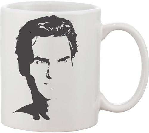 Functon+ Schweizer Tennisspieler Portrait Keramik Tasse weiß