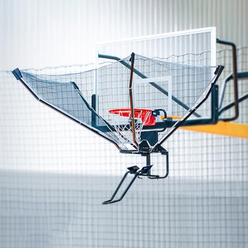 Hängendes Basketball-Rebounder-Netz-Return, Basketball-Return-Aufsatz für Schusszug-Effizienz, Outdoor-Basketballkorb-Returner für Park Gym