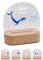 Bärenfreunde® - Personalisiertes Nachtlicht für Babys - Individuelle Nachttischlampe für Kinder - Personalisierte Geschenke Kinder - Babygeschenk - Geschenk zur Geburt (Wal Krake Korallen)