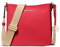 Michael Kors Kleine Umhängetasche aus Leder, hellrot, Small