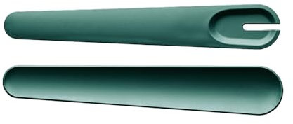 chic.mic Salatbesteck Deluxe - Nachhaltiges Besteck für Salate (Dark sage)