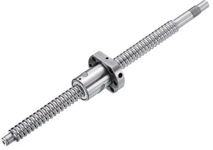 QUARKZMAN Vite a Ricircolo di SFU1605 (Diametro 16mm, Passo 5mm, Lunghezza 350mm) con Dado a Ricircolo di Sfere Kit Vite a Ricircolo di Sfere Anti-Gioco Standard Parti Macchine CNC BK/BF12