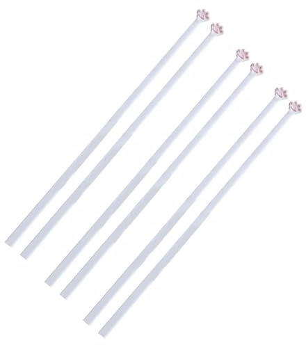 3 palillos para comer con temática de gatos con patrón único de huellas de patas, vajilla ergonómica resistente para comedor en casa