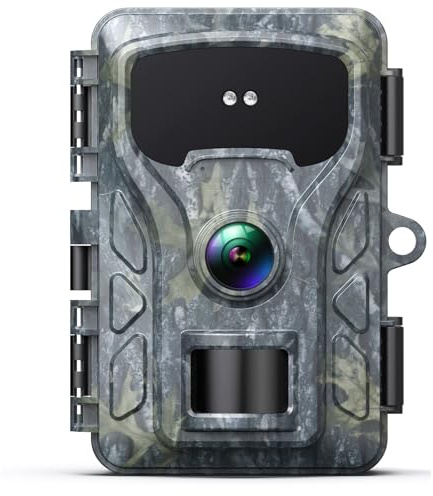 VOOPEAK 4K 48MP Wildlife Camera, Trail Camera 0.1s Trigger Time Latest Sensor Motion Game Camera Time-Lapse with 120°Wide-Angle 2.0” LCD for Wildlife Outdoor Monitoring