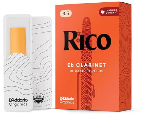 D'Addario Blätter für Altklarinette, Stärke 3,5, 10er-Packung