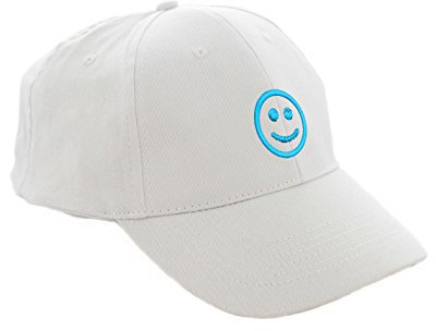 Morefaz Unisex Jungen Mädchen Mütze Baseball Cap Emotion Smile Lächeln Hut Kinder Kappe MFAZ Ltd (Smile White Turquoise)