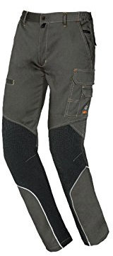 ISSALINE Indust.Starter 8028C0008003 Pantalón de Trabajo, Gris, M