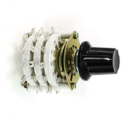 Aexit 3p11t 3 pol 11 Überwurf Band Kanal TV Rotary Switch Selector
