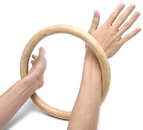 OAREA Kung Fu Ring für Handgelenk Krafttraining Traditionelle Kampfkunst Holzpuppe Wing Chun Rattan Ring