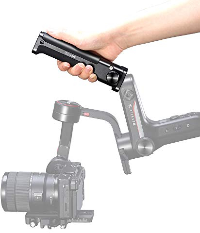 UURig DH14 Gimbal Stabilizer Griff Handgriff Verlängerungsstangenhalter mit Kaltschuhhalterung 1/4 Zoll Schraubenlöcher Aluminiumlegierung Kompatibel mit Zhiyun Weebill-S