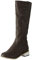 Xmiral Stivali Donna Moda Pelle Tacco Basso Scarpe con Punta Tonda Slip-On Comodo Western (41,Marrone)