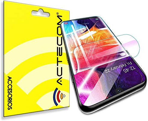 actecom® Protector de Pantalla TPU Hidrogel compatible con REALME 7 Flexible Membrana Lámina Protectora Cubierta Protectora