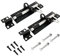onesto Pack of 2 - Black Brenton Bolt 4 – Heavy Duty Mild Steel Door Lock with Powder Coated Finish – Easy to Fit with Fixing Screws – Ideal for Shed, Gate & Outdoor Doors